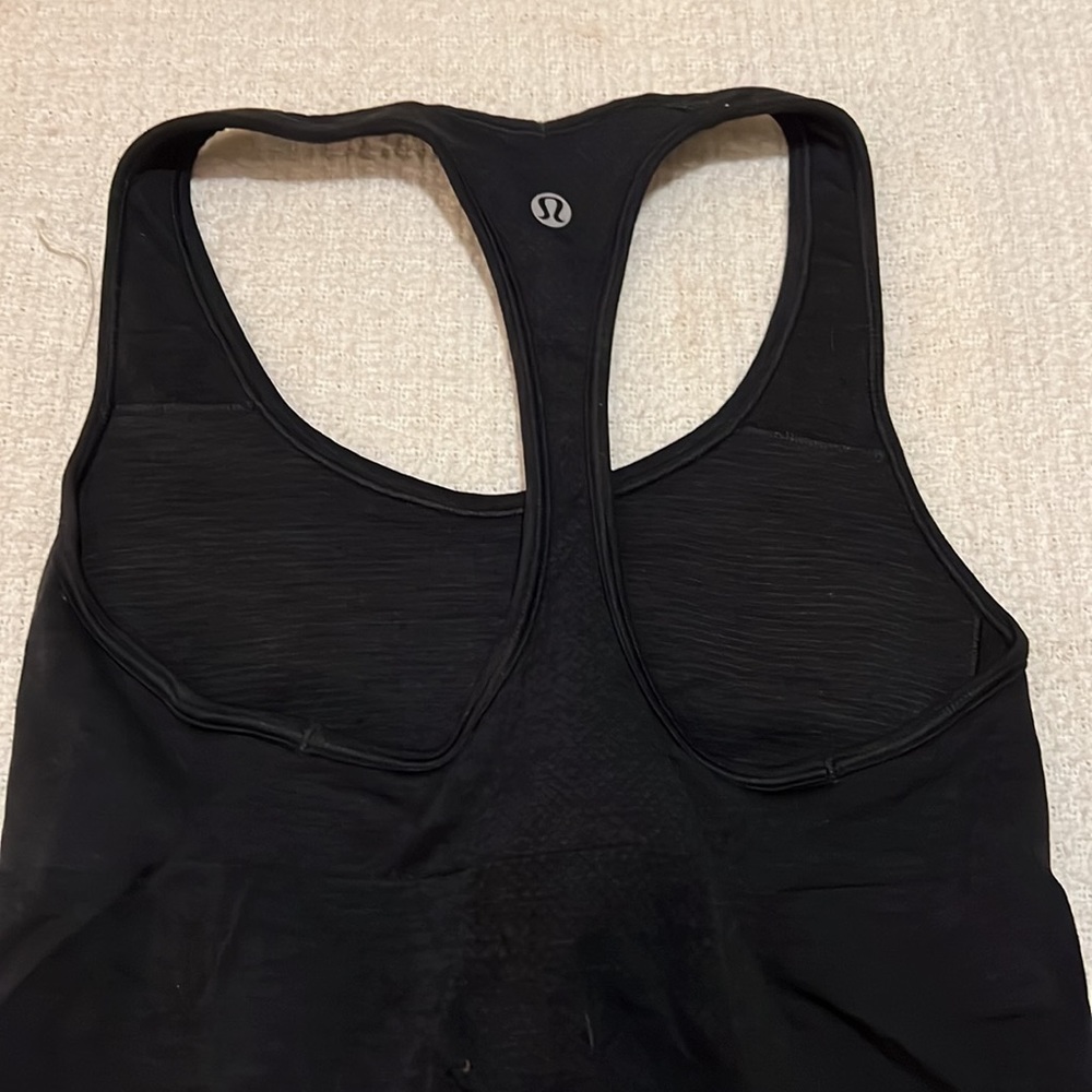 Lululemon black bra top
